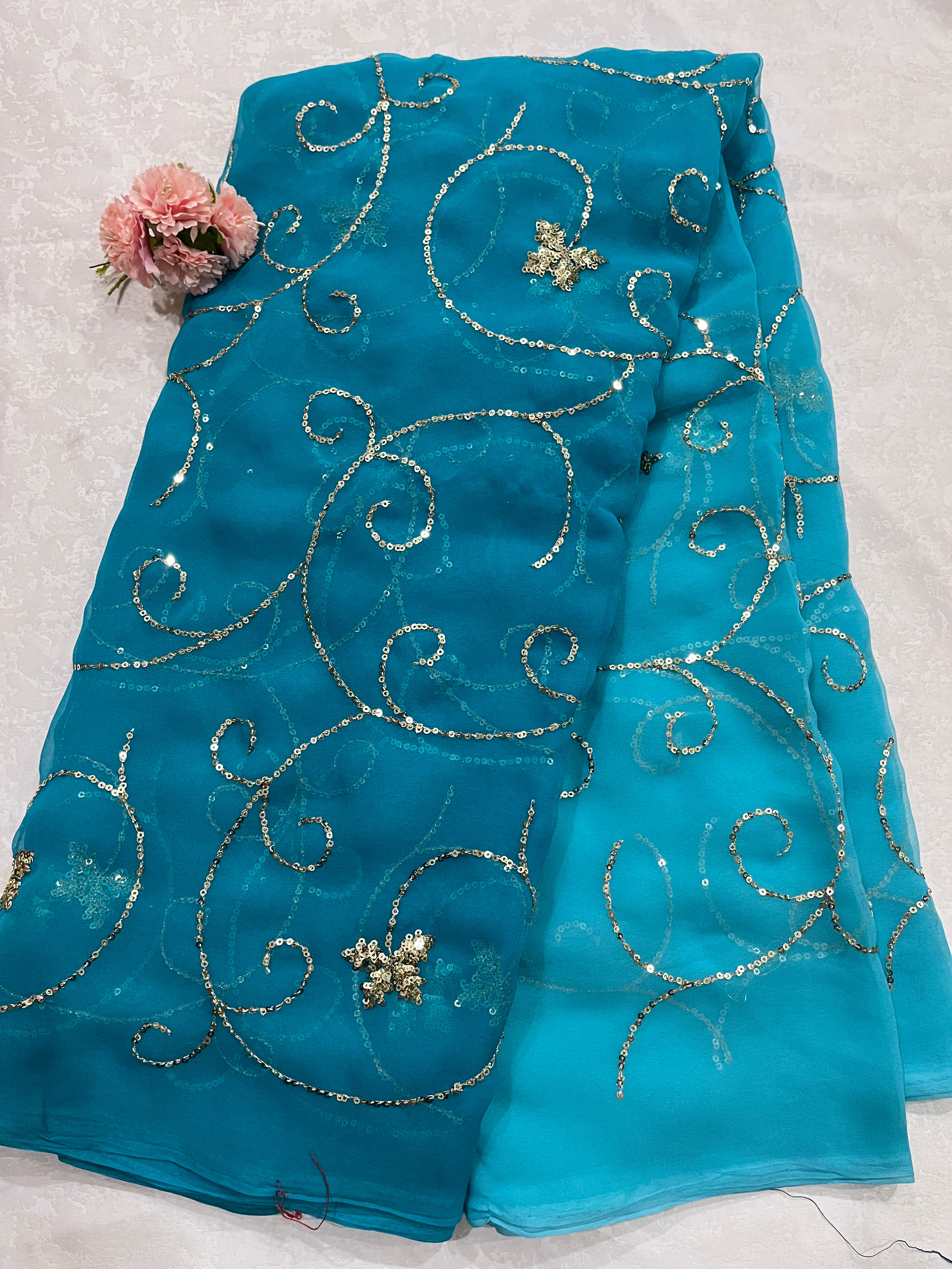 JAAL WORK SAREE