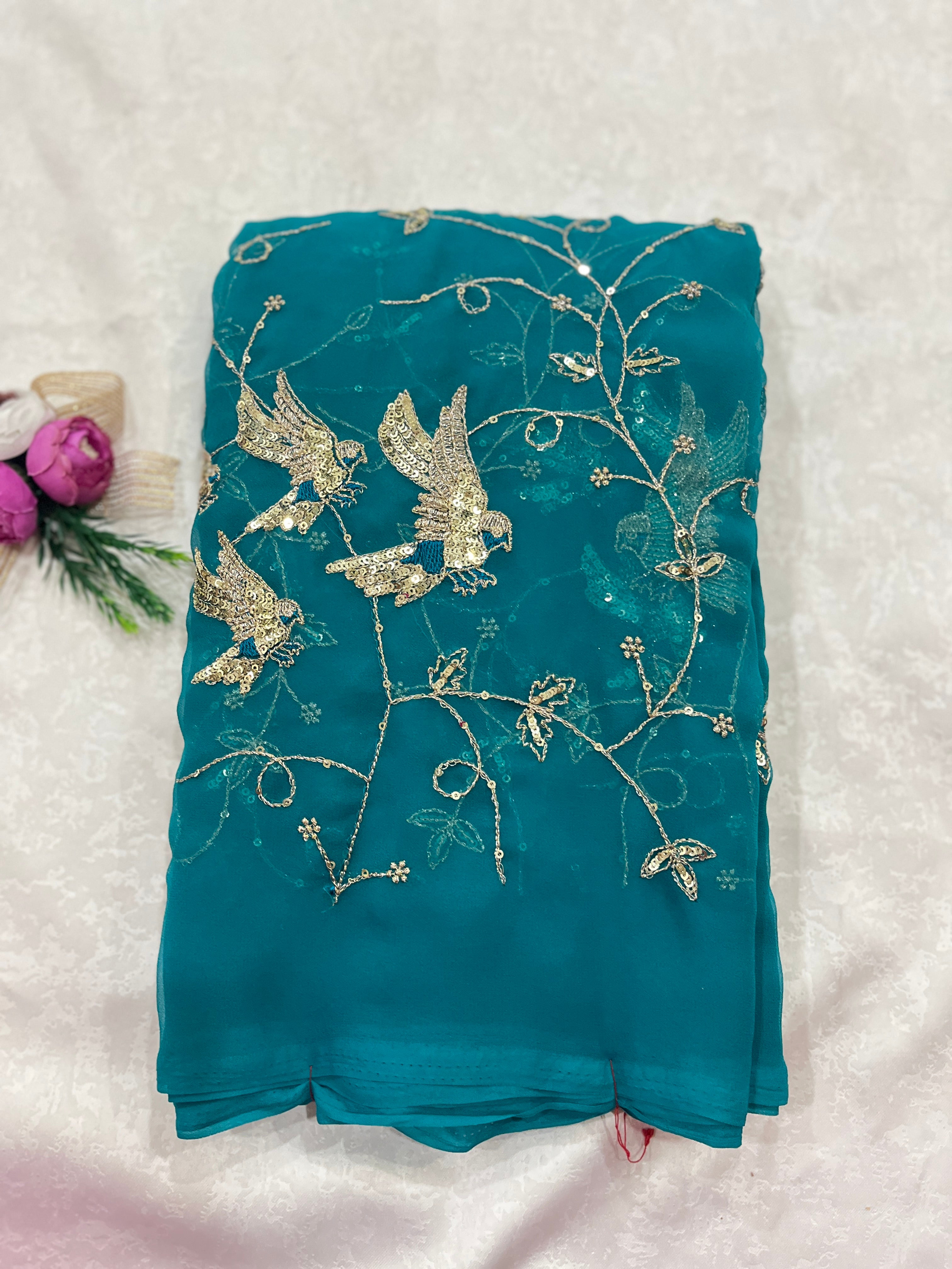 JAAL WORK SAREE