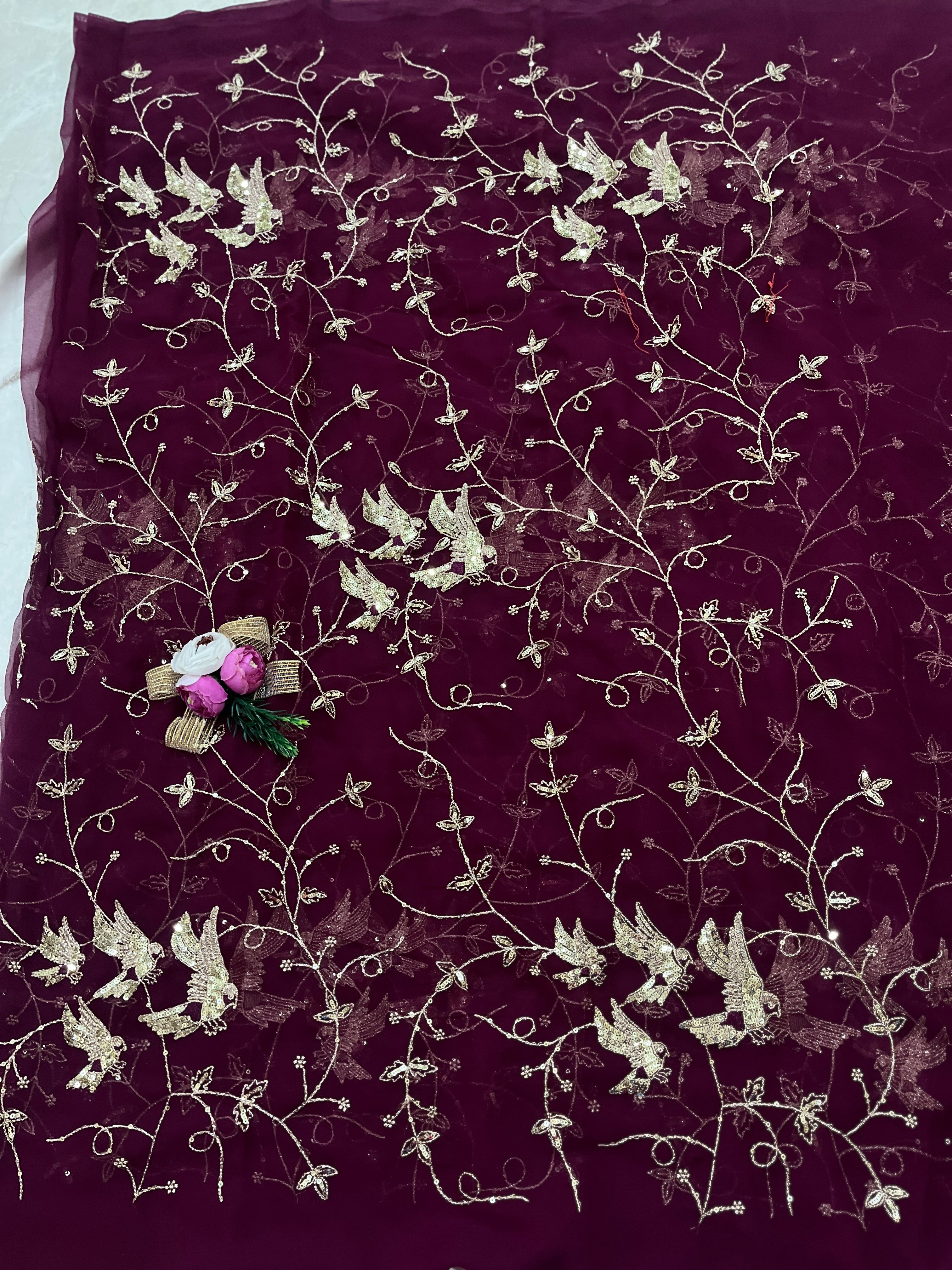 JAAL WORK SAREE
