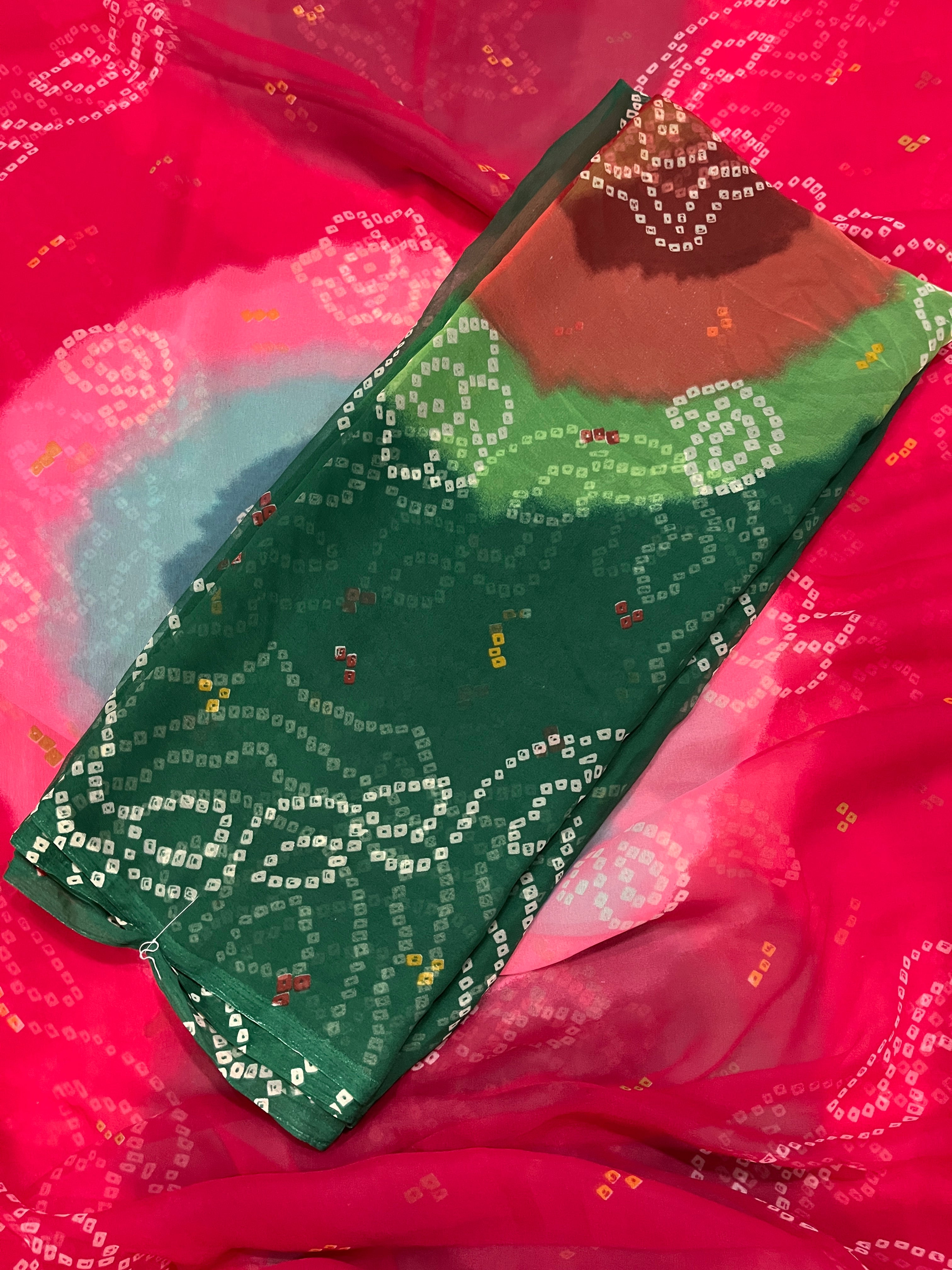 BANDHANI GHEWAR SAREE