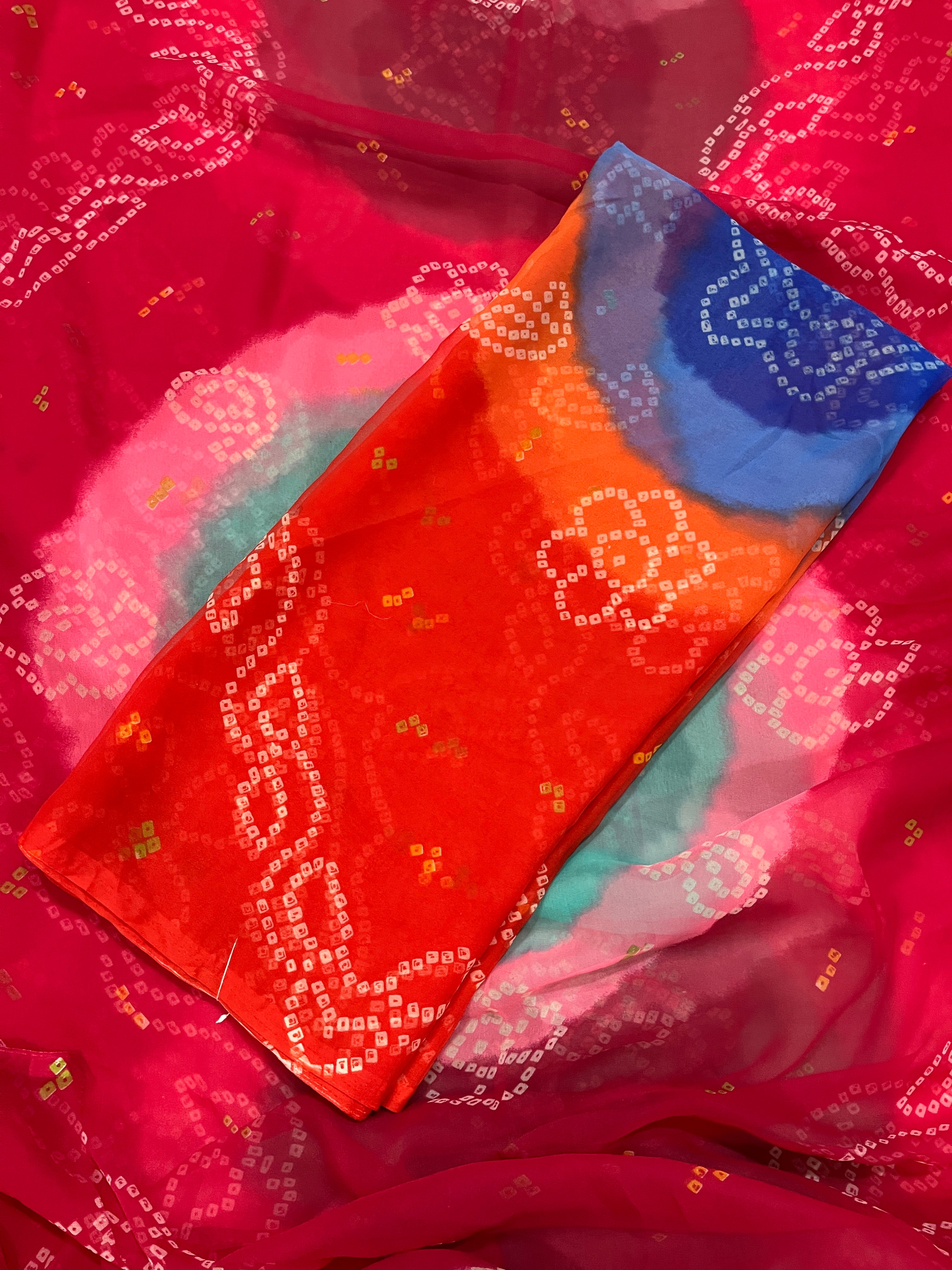 BANDHANI GHEWAR SAREE