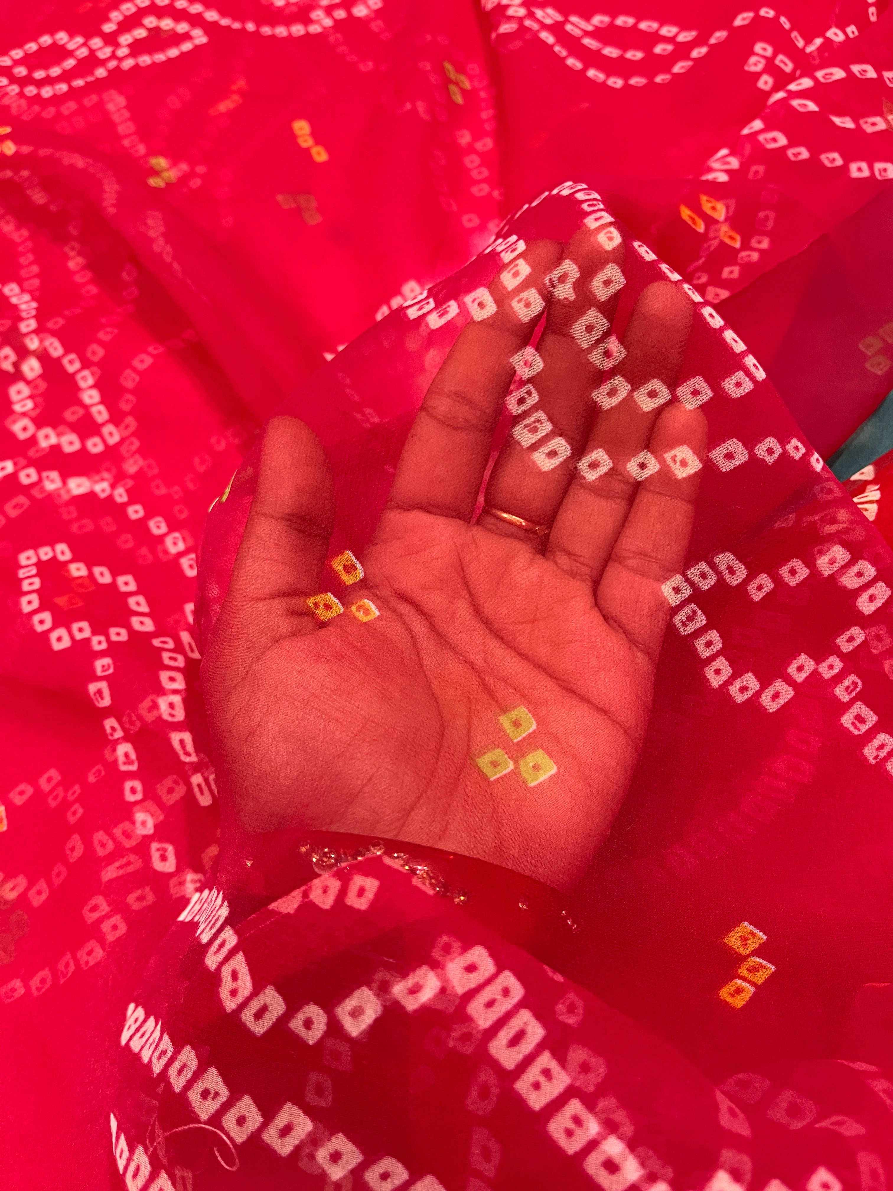 BANDHANI GHEWAR SAREE