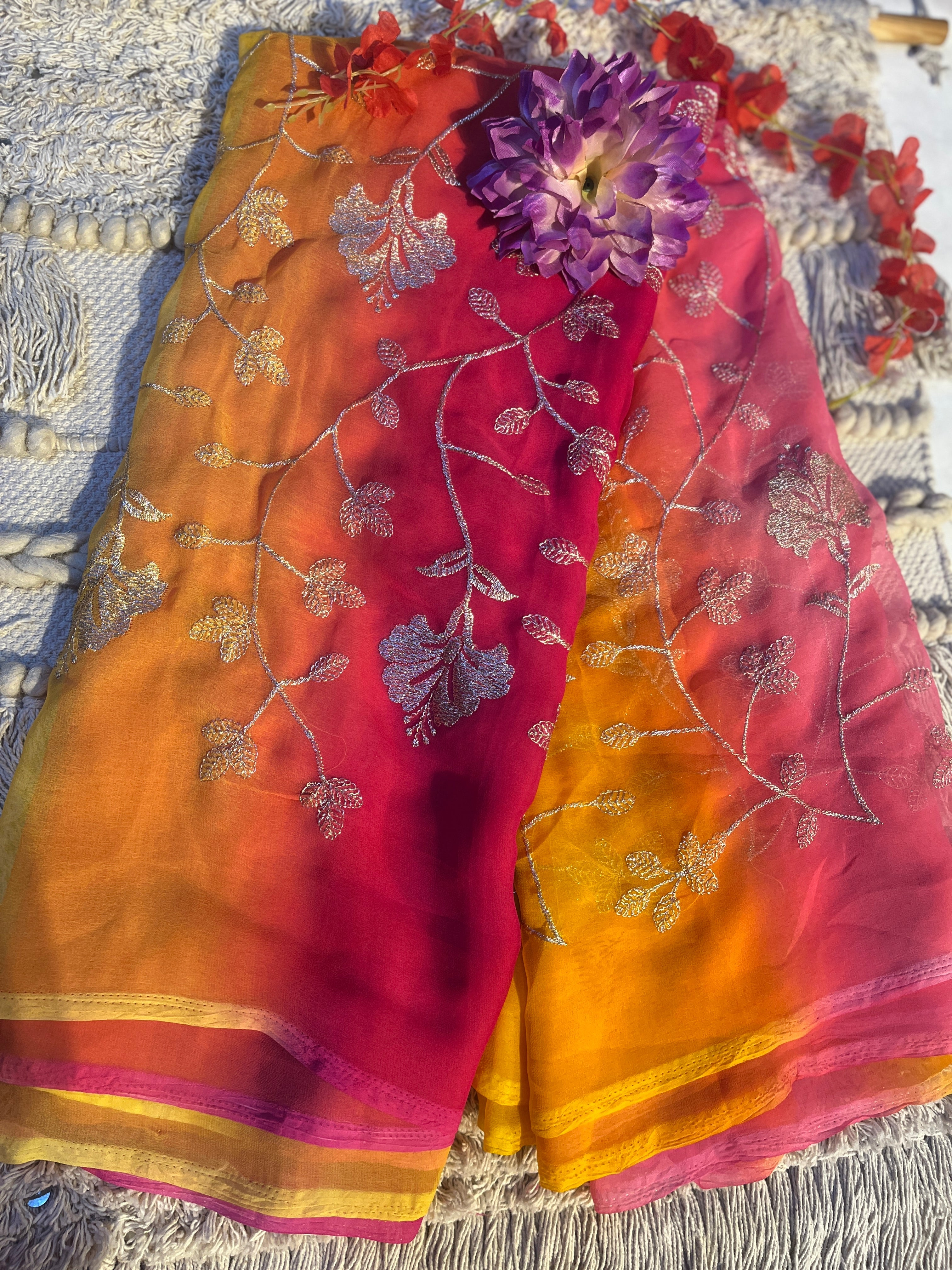 💖 Jaal Work Saree