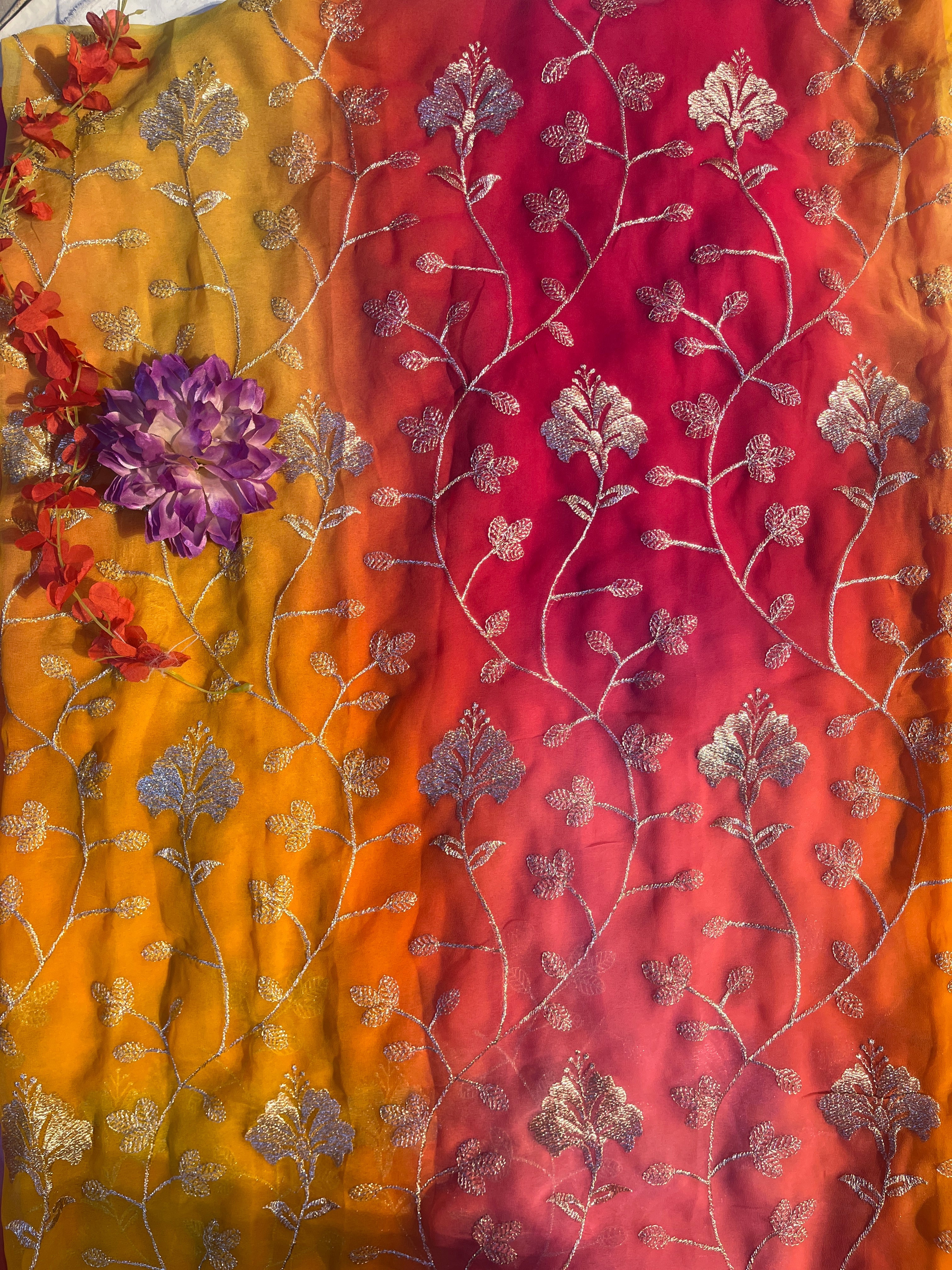 💖 Jaal Work Saree
