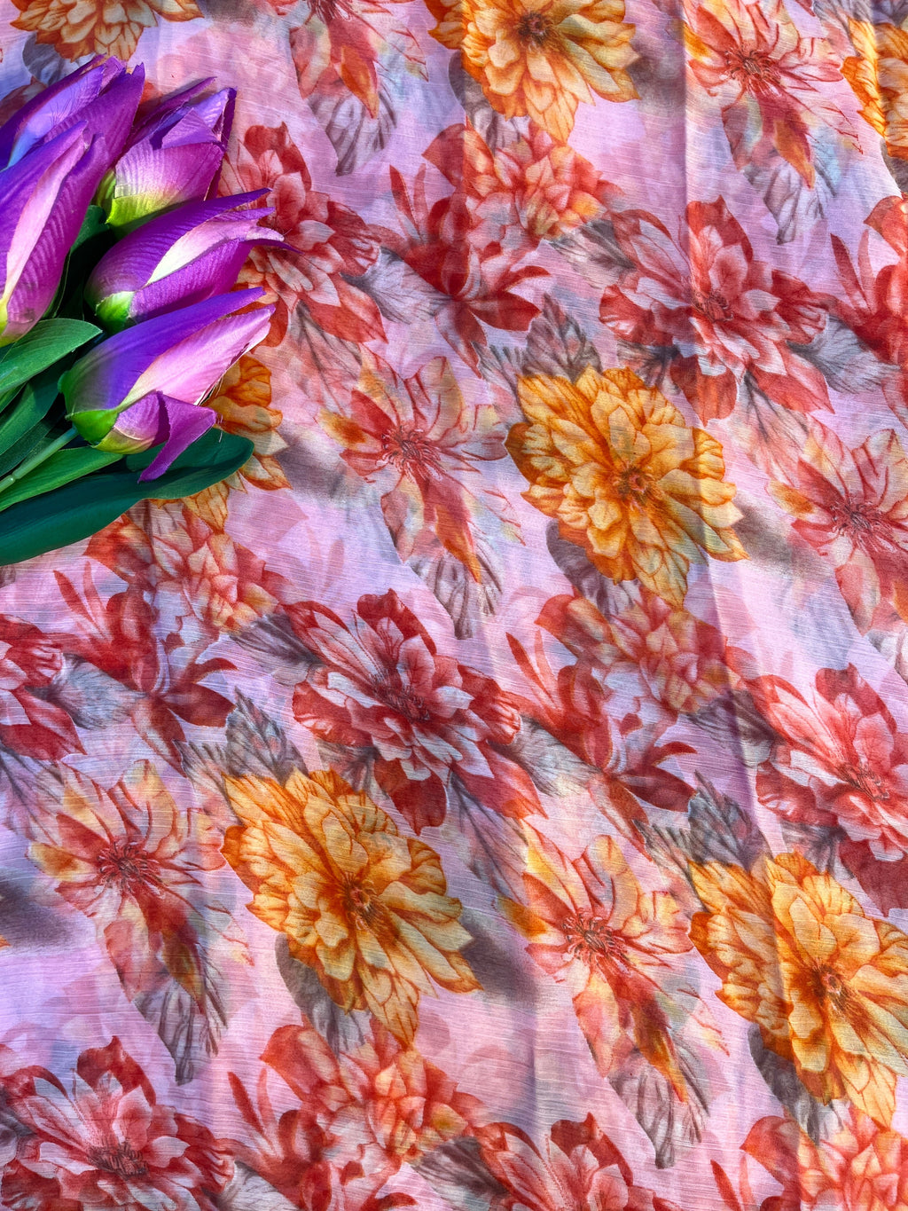 Floral Printed Saree