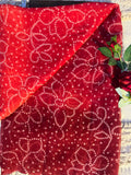 👑 The Moh Luxe Drape – Ruby Red Edition