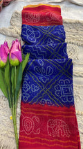 Bandhani printed saree