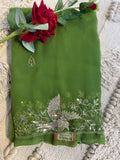 Bird c pallu saree