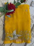 Bird C pallu saree