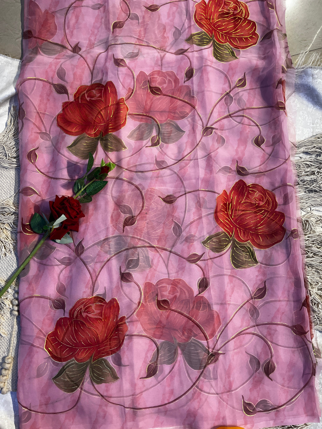 Digital print saree