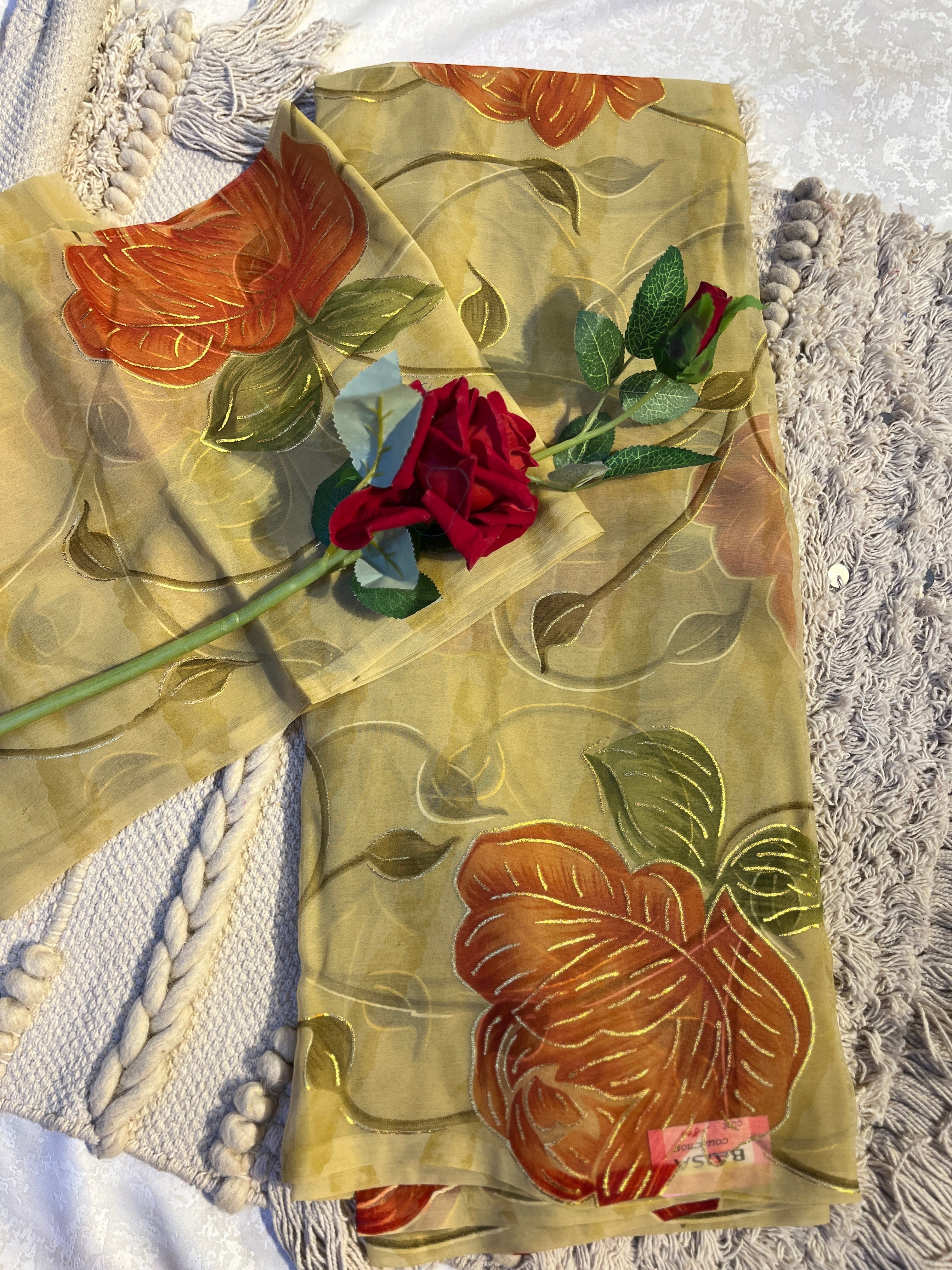 Digital print saree