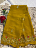 Kasab work saree