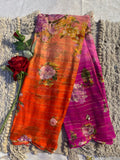 Digital rico printed saree