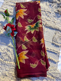Daily wear georgette printed saree