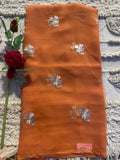 Butta work saree