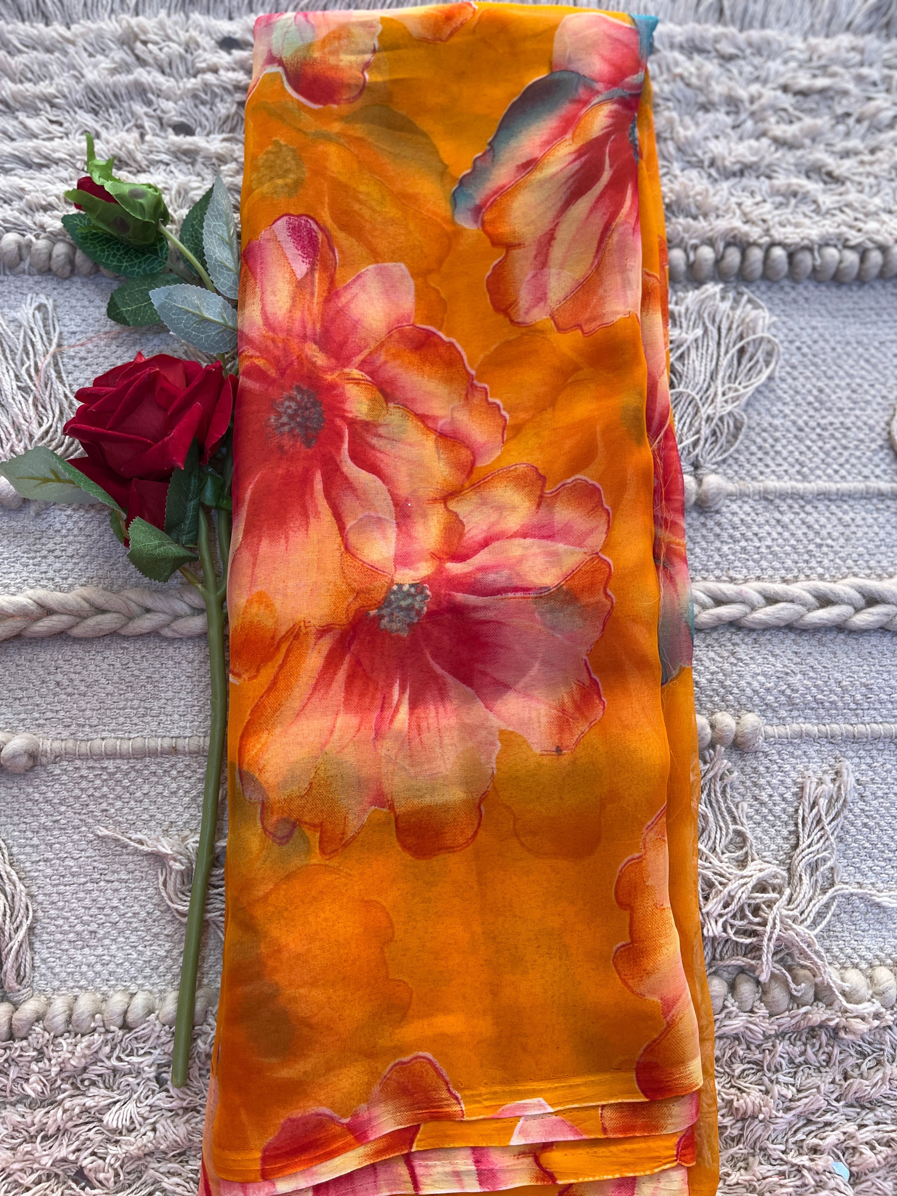 Daily wear printed saree