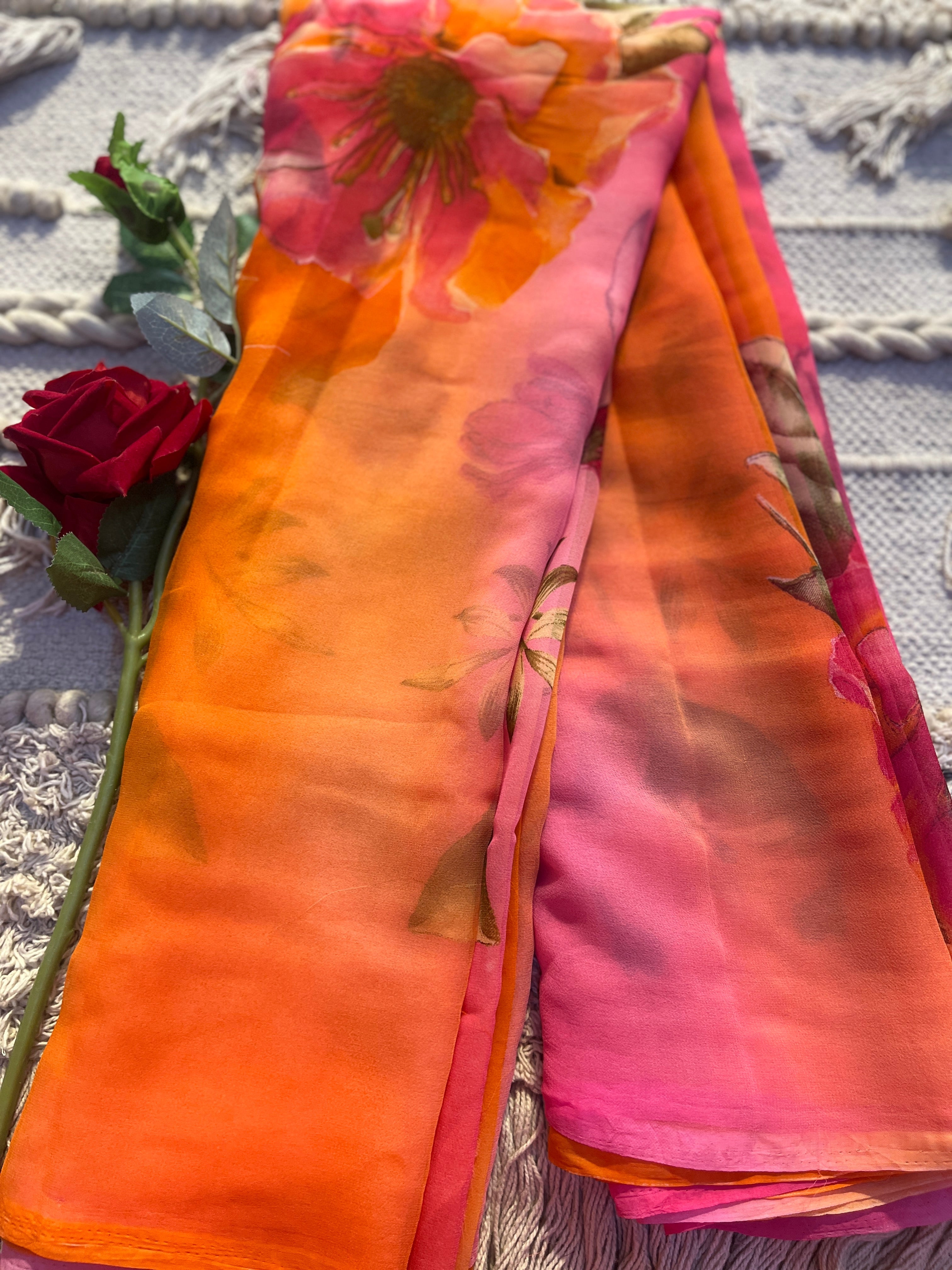 Daily wear printed saree