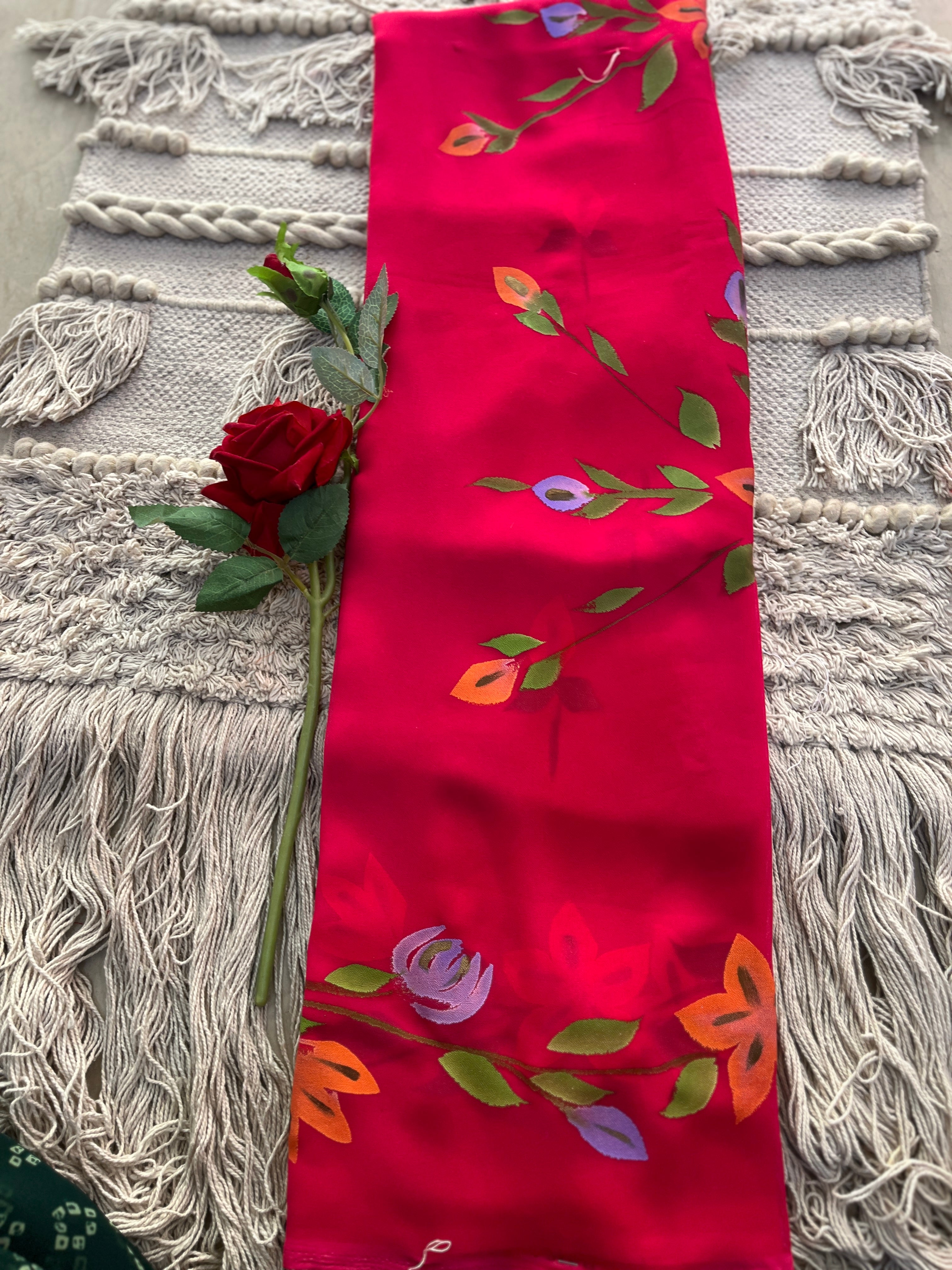 BRUSH PAINT SAREE