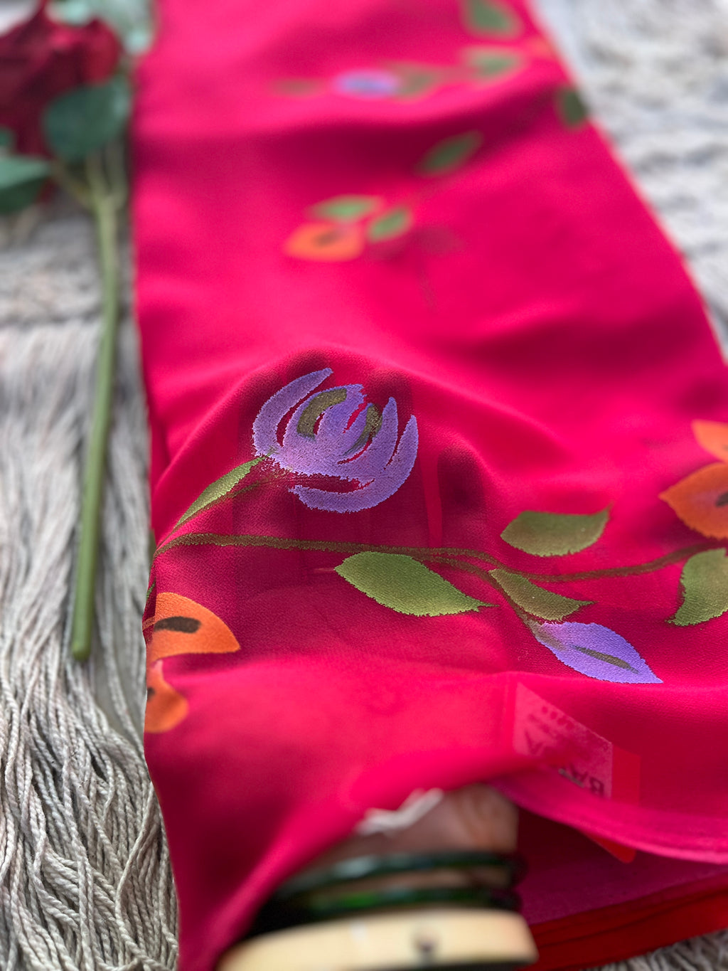BRUSH PAINT SAREE