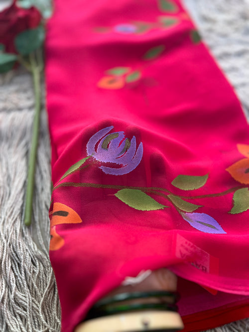 BRUSH PAINT SAREE