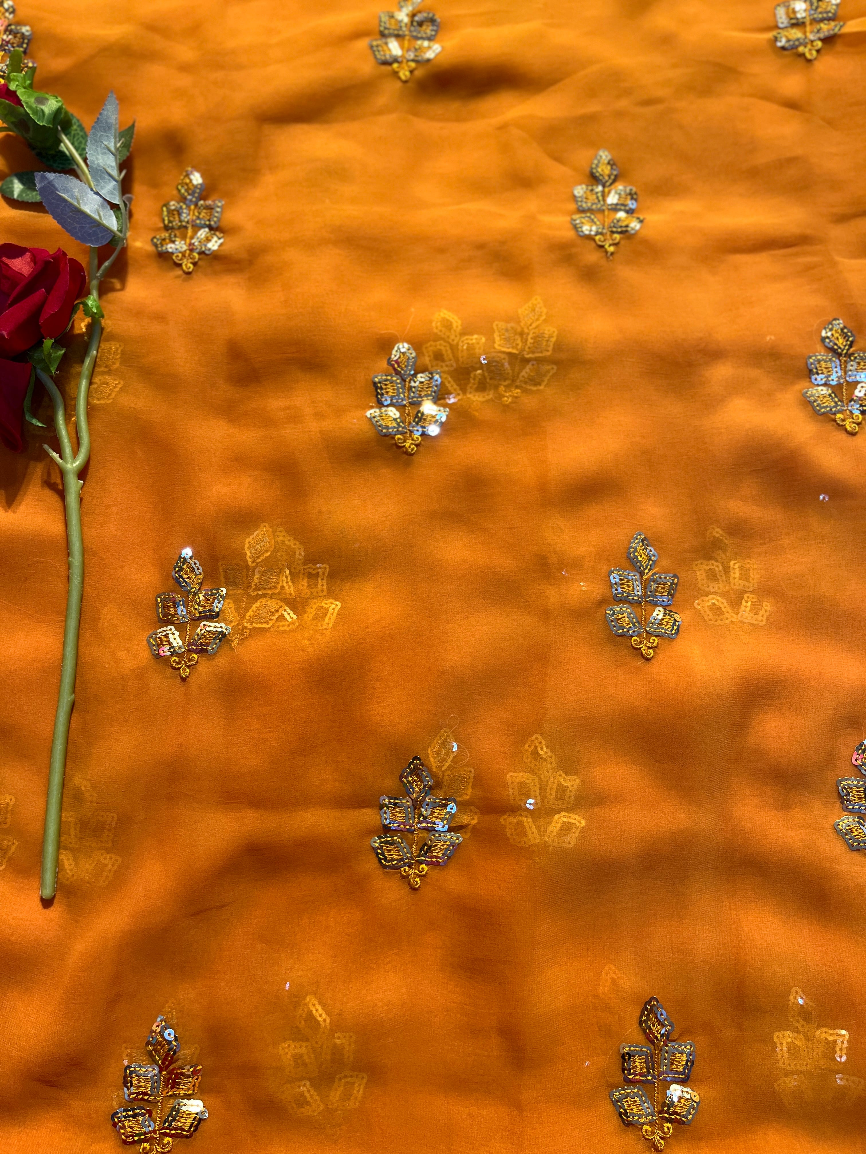BUTTA WORK SAREE
